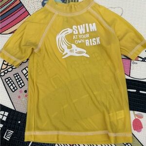 Koala Kids Bright Yellow Swim Shirt Rash Guard